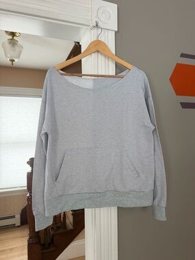 Light Gray Casual Pullover Sweatshirt